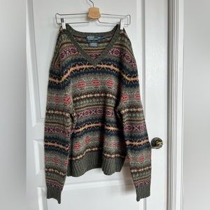 Polo Ralph Lauren v-neck knitted sweater